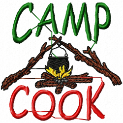 Camping Embroidery Design 6 Camping Embroidery Design 6